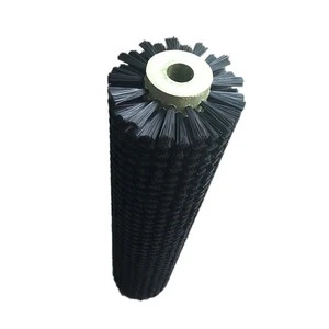 Industrial nylon bristle cleaning brush roller