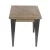 Import Industrial Wooden Square Classic Occasional   End Antique Dining Table With Metal Leg from China