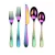 Import inox popular design 24pcs stainless steel flatware set from China