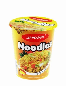 Instant cup noodle OEM private label ramen noodle factory Steamed instant noodles