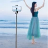 Integrated multifunction aluminium alloy portable smart 360 tripod selfie-stick