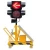 Import IP55 high quality Roadway Safety Four Side qual-sided Solar mobile Traffic Signals from China