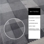 Jacquard warp elastic fabric grosgrain Plaid trousers suit coat fabric direct deal