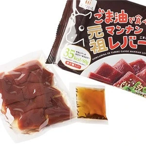 Japanese food manufacturer HAISKY FOODS Raw Leva style of beef Mannan konjac  / delicious, easy cooking, healthy to snack