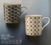 Japanese traditional earthen mug cup with other dinnerware, tableware, ceramic, porcelain