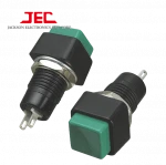 JEC Taiwan Square Round Push Button Switch 2 pin on-off small mini plastic momentary push button switch
