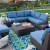 Import JG0316 Leisure Rattan Garden Sofa Set 3 Seats Rattan / Wicker Outdoor Furniture Sofas from China
