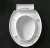 Import JT59 white round europe competitive soft toilet seat slow down from China