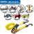 Import KingRoy amazon top seller small retractable automatic ratchet tie down set straps from China