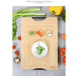 Kitchen bamboo wood chopping board cutting board for cut bone chopped vegetables pasta