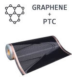 Korea High Quality Graphene PTC Carbon Floor Heating Film Health Infrared Ray Radiant Electric AC film Wholesale