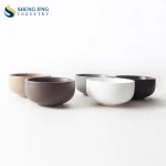 Korean Style Microwave Oven Safe 4 inch Stoneware Soup Bowl