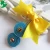Ladies artificial silk fabric tie clips for kids children baby hairpins, hair decoration tie for women