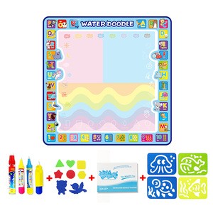 Large Doodle Mat For Children Magic Doodle Mat Toy With Pens &amp; Brush