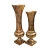 Import Large Gold Metal Trumpet Vase from India