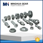 large sized tractor worm pinion gear and shaft of transmission