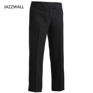 Latest  office lady  formal customized casual  loose long women  new fashion pants women black trousers
