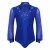 Import Latin Dance Shirts Mens Shiny Rhinestones Long Sleeve Ballroom Dancing Wear Adult Mesh V Neck Tops Performance Competition from China