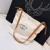 Import Leather handle canvas bag custom print promotional 100% cotton canvas tote bag wholesale from China