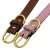 Leather pet collared dog collar ring pet traction rope accessories medium large dog can adjust the dog collar