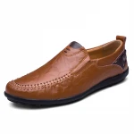 Leather simple fashion soft business mens shoes genuine leather shoes