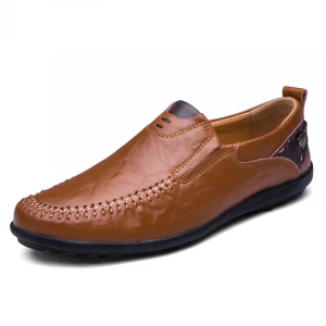 Leather simple fashion soft business mens shoes genuine leather shoes