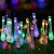 Import LED colorful water droplets string Christmas lights indoor and outdoor holiday decorations from China