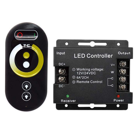 Buy Led Dimming Controller Rf Remote Control Dimmer 6key Constant ...
