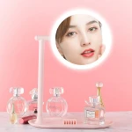 LED Lighted Makeup Vanity Mirror wireless Vanity Cosmetic Bluetooth Mirror with Speaker