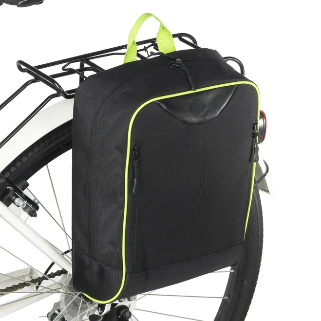 Leisure bicycle pannier rear rackcarrier water resistant luggage bag