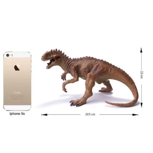 Lifelike Customized Roto-PVC Allosaurus Dinosaur Animal Model Toys Animatronic Model Action Figure 16033