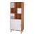 Import Living room furniture glass door display wooden storage tall cabinet from China