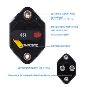 LKCL784 Car accessories manual automatic circuit breaker 20A 30A 40A