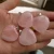 Import Loose gemstone Rose quartz heart quartz rough from China