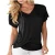Import Loose Round Neck Short Sleeve Ladies Tee Shirt,Custom Long Womens T-shirt With Pocket from China