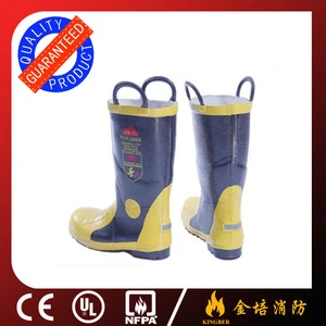 Low price Fireman Firefighting Boots with CE certificate