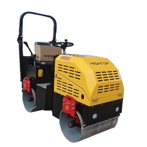 Low price road construction machines double drum roller for sale