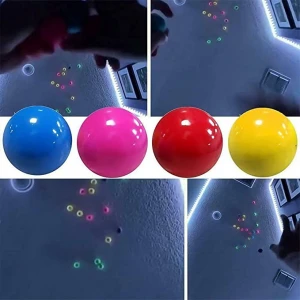 Luminescent Stress Relief Balls Sticky Ball, Stick to The Wall Slowly Fall Off, Squishy Glow in Stress Relief Toys for Kids