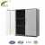 Import Luoyang Office Furniture Half 2 swing door filing cabinet with adjustable shelves metal books and magazines storage cupboard from China