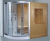 Luxury 1-2 person Indoor Dry&Wet Combined Steam Shower Sauna Room