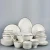 Import luxury antique white gold stone print plates ceramic dinnerware crockery porcelain dinner dishes set from China