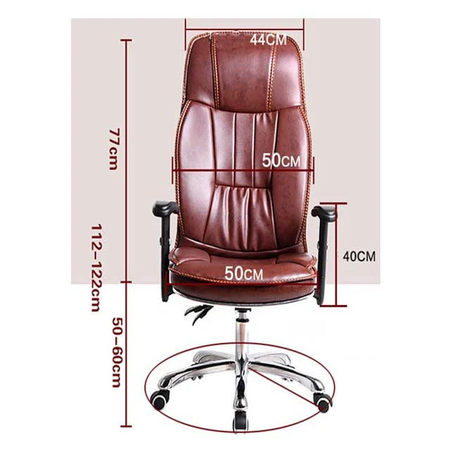 Luxury executive rotating manager butterfly mechanism office desk chair chesterfield leather office chair