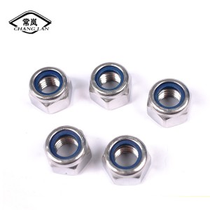 M12 DIN985 Carbon Steel Nylon Lock Nut