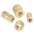 Import M2/M3/M4/M5/M6 Female Insert Nuts Thread Knurled Nuts Brass Threaded Insert Brass Embedment Nuts from China