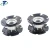 Import M6x20 Manganese Steel Crown Nut Insert For 19MM Round Section Tube from China