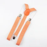 Man Dot Colorful Belt Men Woman Men's Suspenders Bright Clip-on Y-Back Braces Elastic Women Adjustable Strap