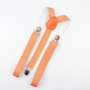 Man Dot Colorful Belt Men Woman Men&#x27;s Suspenders Bright Clip-on Y-Back Braces Elastic Women Adjustable Strap