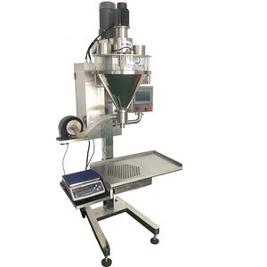 Manual New product auger screw milk flour  coffee powder small bag packing filling machine
