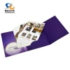 Manufacture Custom A4 Paper File Folder Waterproof Presentation Folder With Business Card Slot