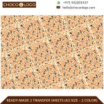 Mathematical Numbers Design Printed Logo Printing Chocolate Transfer Sheets (A3 Size 2 Color)